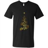 Music Note Christmas Tree Xmas Music Lover Mug PINGPONG - Men's V-Neck
