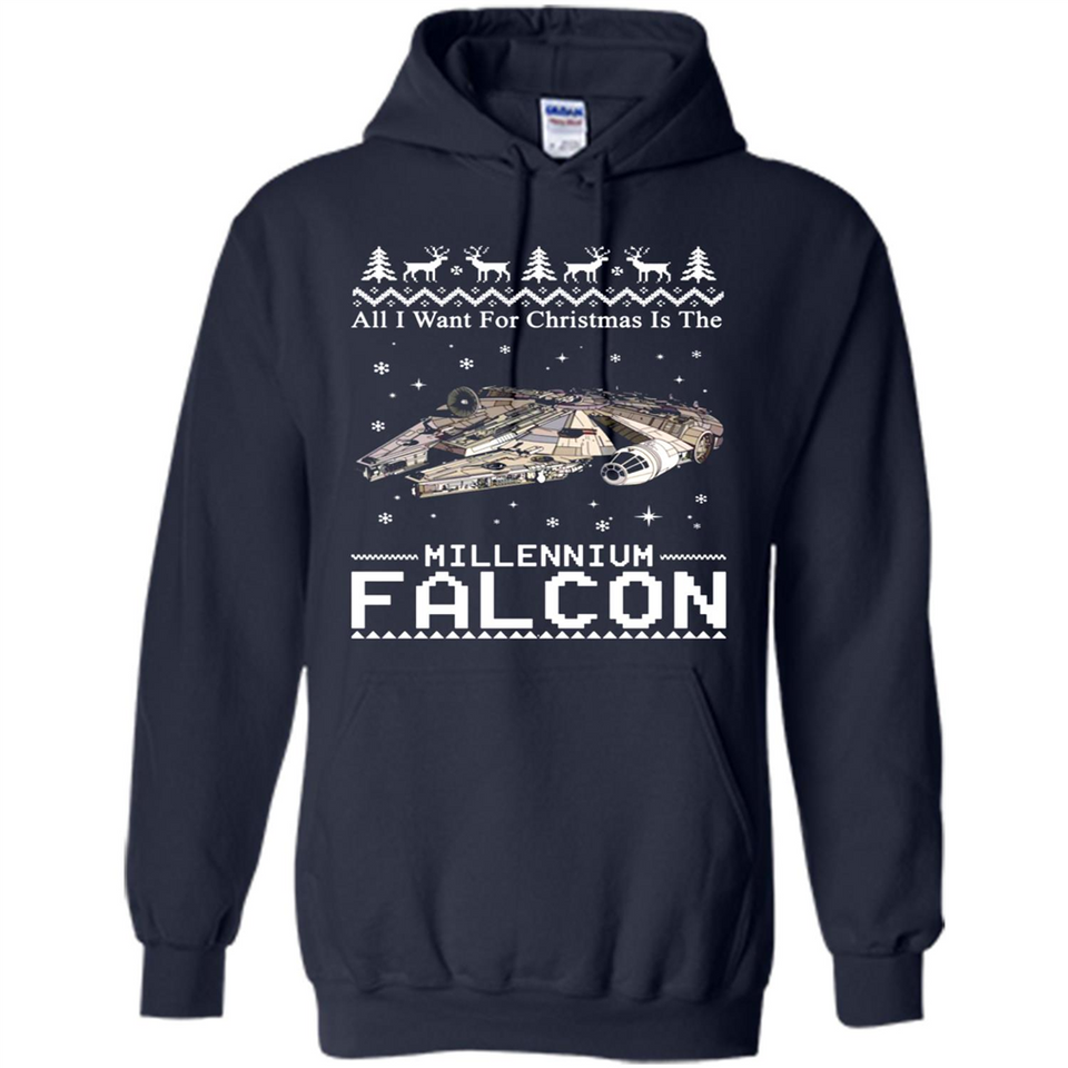 All I Want For Christmas Is The Millennium Falcon ugly PINGPONG