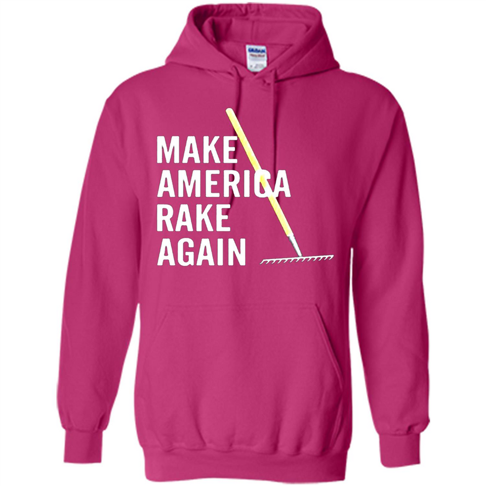 Make America Rake Again California Fires Paradise Youth T-Shirt PINGPONG - Hoodie
