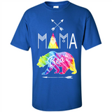 Mama Bear Shirt Tie Dye Family Vacation & Camping Tee - Shirt