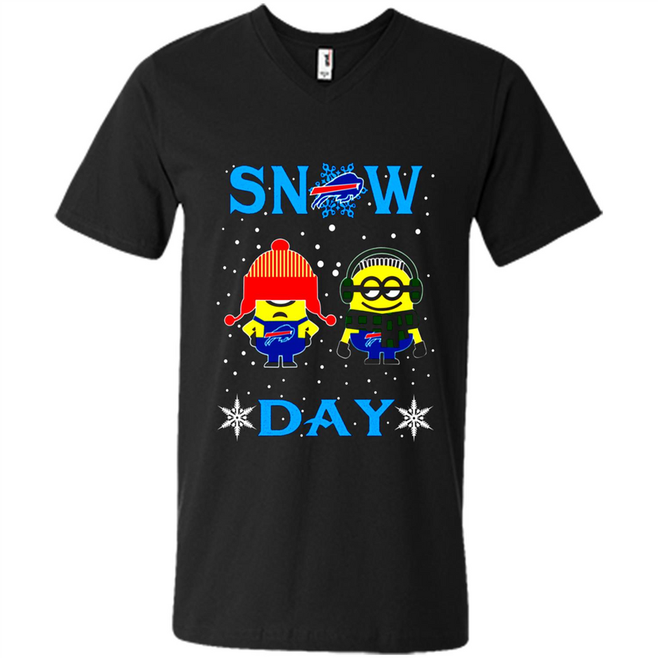 Snow Day Shirt For Buffalo Bills Vs Minion Fans pingpong