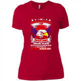 I Am Politically Incorrect I Say Merry Christmas America - Ladies' Boyfriend T-Shirt