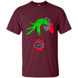 GRINCH HAND HOLDING FLORIDA GATORS GLITTER CHRISTMAS PINGPONG