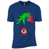 GRINCH HAND HOLDING GREEN BAY PACKERS GLITTER CHRISTMAS PINGPONG