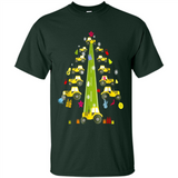 Tractor Car Christmas Tree T-shirt For Drivers