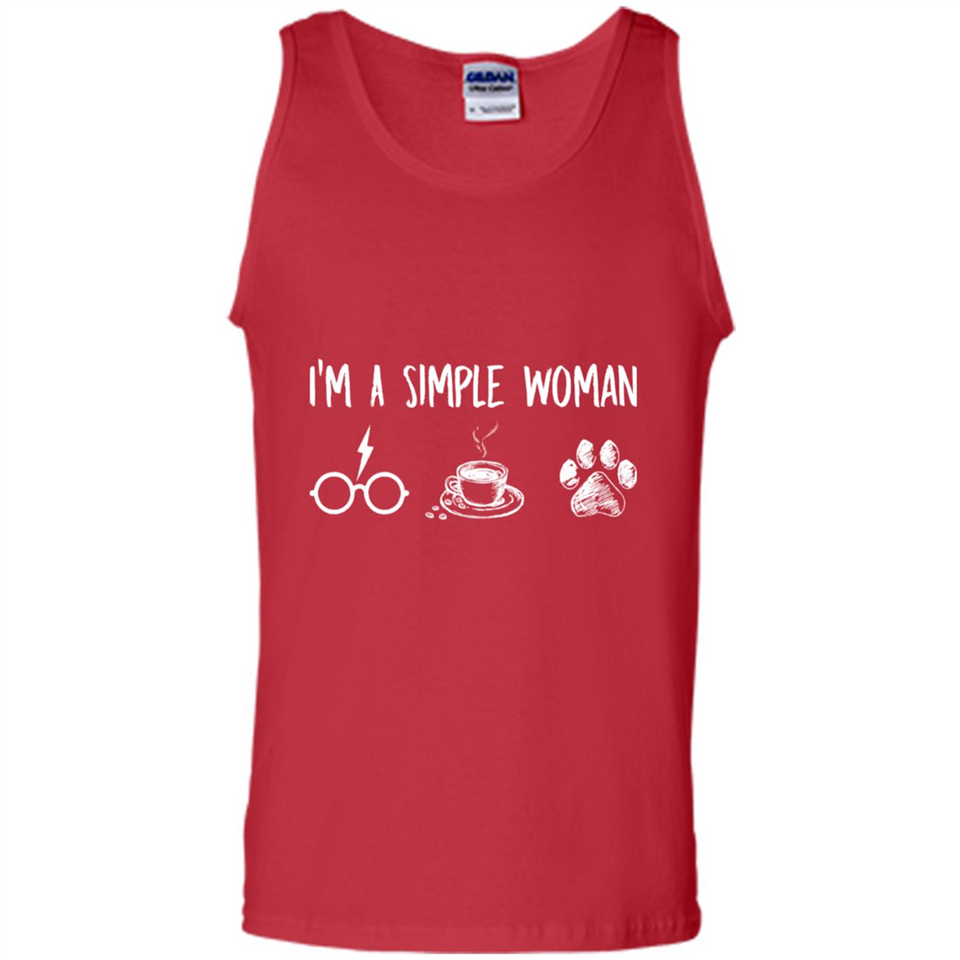 I’m Simple Woman Like Harry Potter, Coffee and Dog