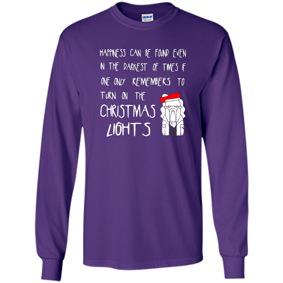 Christmas Ugly Sweater Christmas Lights - Long Sleeve T-Shirt