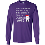 Christmas Ugly Sweater Christmas Lights - Long Sleeve T-Shirt