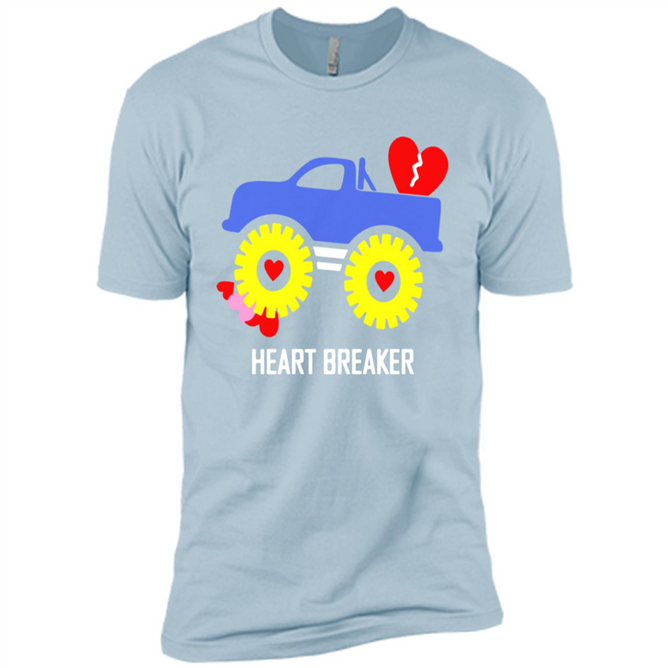 HEART BREAKER BLUE MONSTER TRUCK VALENTINE'S DAY