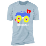 HEART BREAKER BLUE MONSTER TRUCK VALENTINE'S DAY