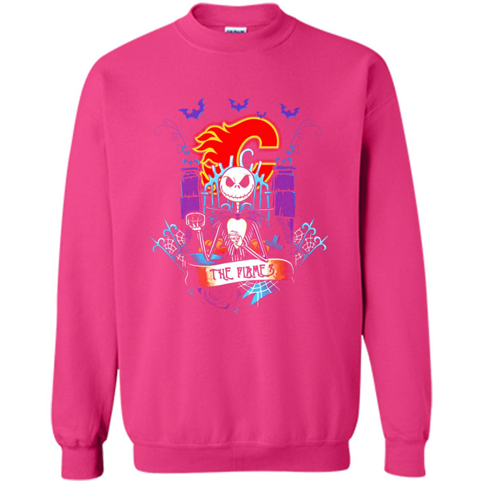 Calgary Flames Halloween The Nightmare Before Christmas - Sweatshirt