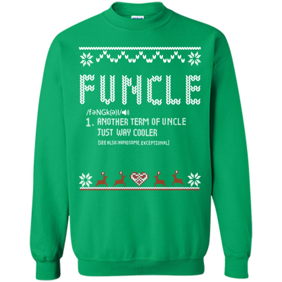 Mens Christmas Funcle Definition - Sweatshirt