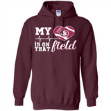 Florida State Seminoles Football My Heart is on that Field - Hoodie