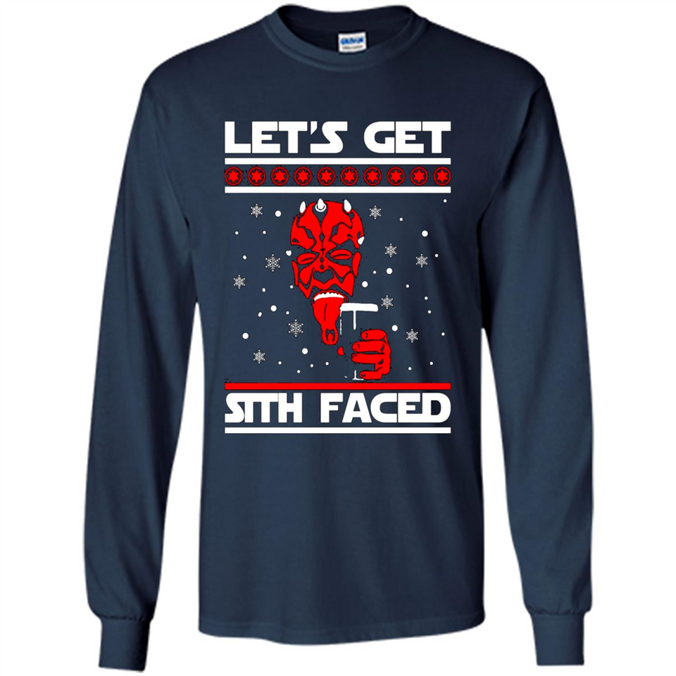 Let’s get sith faced Christmas sweatshirt PINGPONG