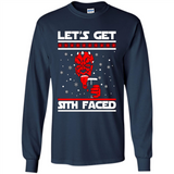 Let’s get sith faced Christmas sweatshirt PINGPONG