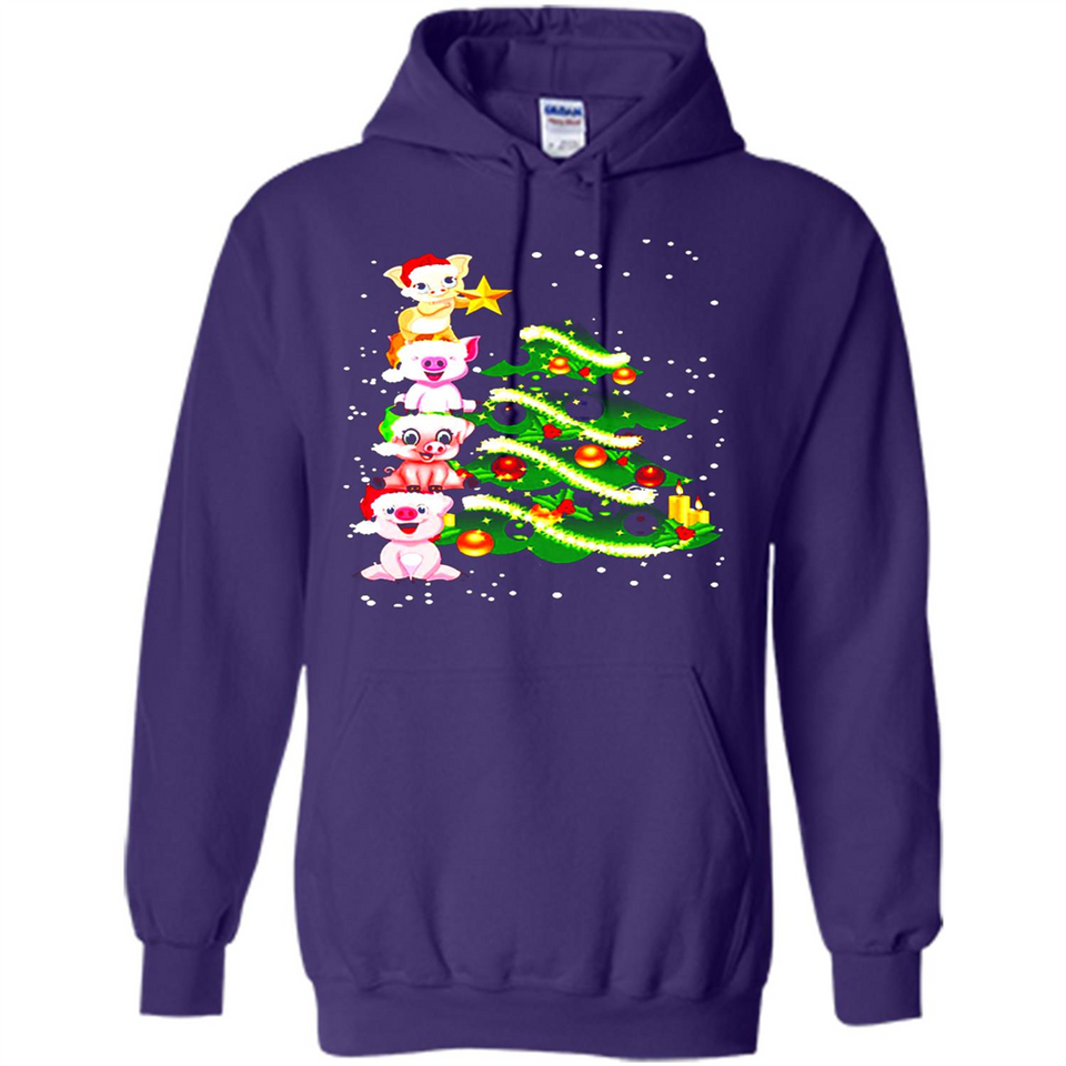 Pigs Christmas T Shirt PINGPONG - Hoodie