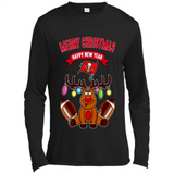 Tampa Bay Buccaneers NFL Reindeer Funny Merry Christmas And Happy New Year