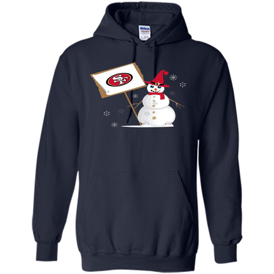 San Francisco 49ers Snowman Funny