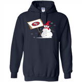 San Francisco 49ers Snowman Funny