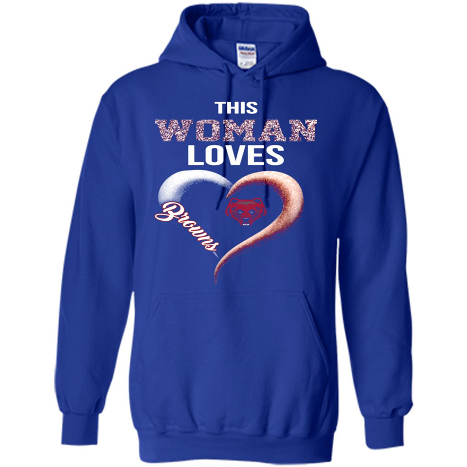 This Woman love Browns NFL football team - Hoodie