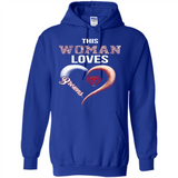 This Woman love Browns NFL football team - Hoodie