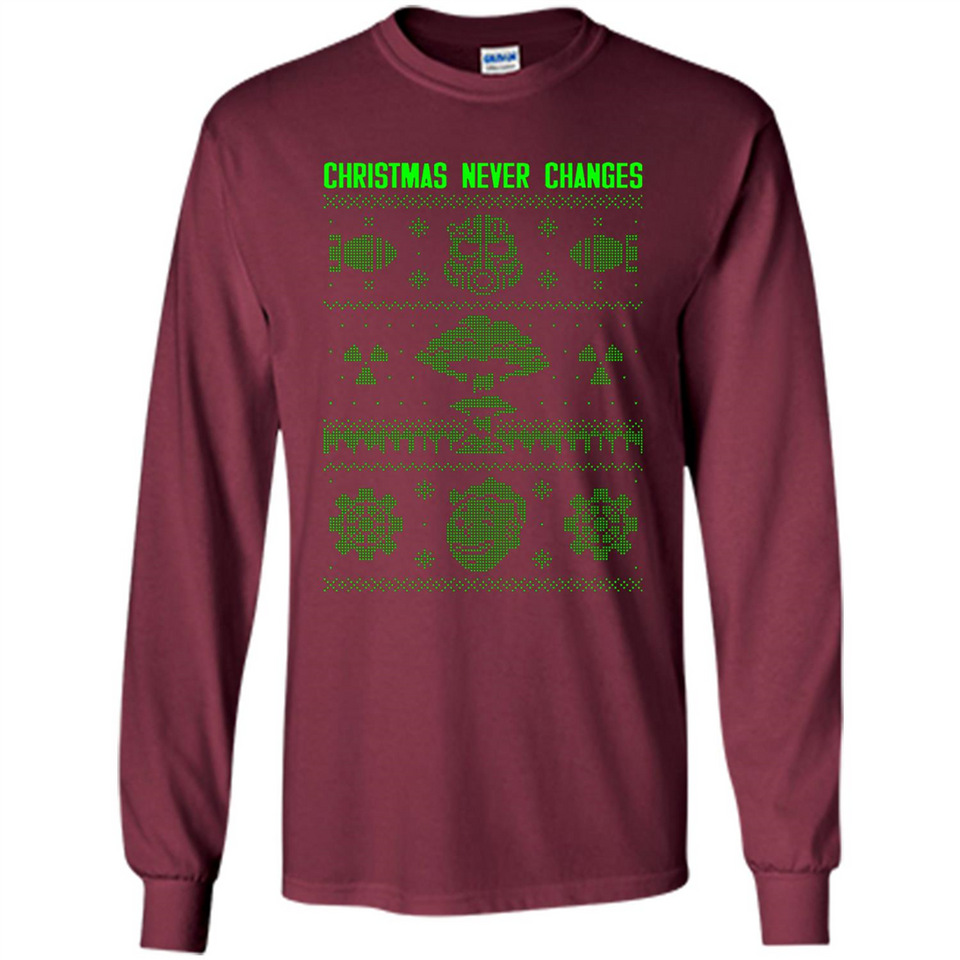 Christmas Ugly Sweater Christmas Never Changes Star Wars - Long Sleeve T-Shirt