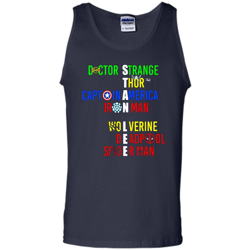 RIP Stan Lee Doctor Strange Thor Caption America Iron Man Shirt PINGPONG - Tank Top