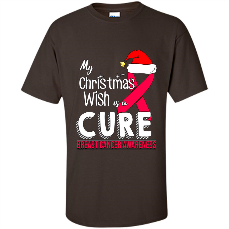 My Christmas Wish Is A Cure Breast Cancer Awareness sweater PINGPONG