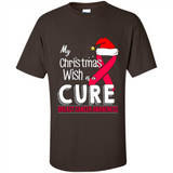 My Christmas Wish Is A Cure Breast Cancer Awareness sweater PINGPONG