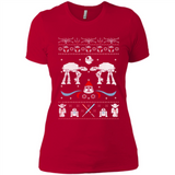 Star Wars Icons Funny Ugly Christmas - Ladies' Boyfriend T-Shirt