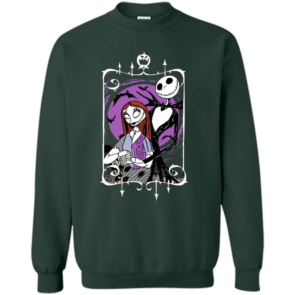 Disney Nightmare Before Christmas Jack And Sally T-Shirt - Sweatshirt