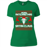 Merry Antichristmas Satan Claus - Ladies' Boyfriend T-Shirt