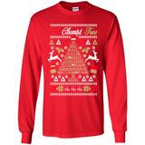 Chemist Tree Shirt Oh Chemistry Tree Ugly Christmas - Long Sleeve T-Shirt