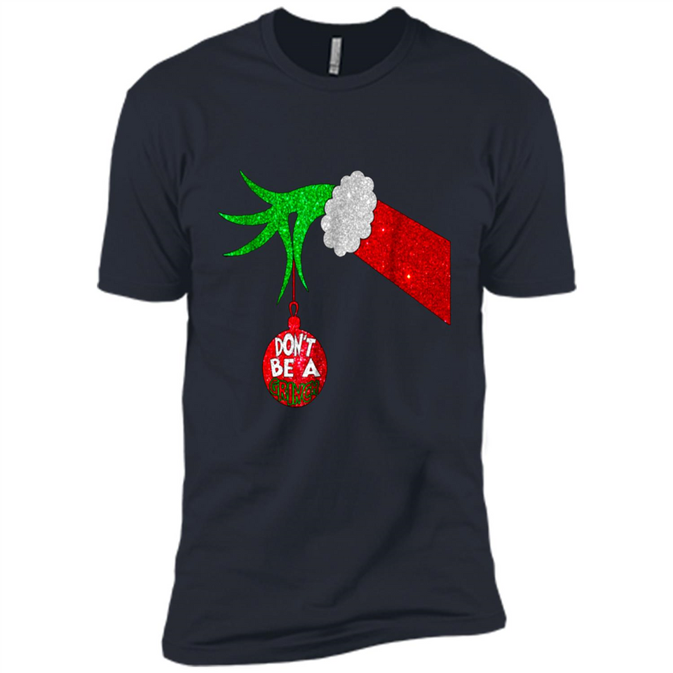GRINCH HAND HOLDING CHRISTMAS ORNAMENT - DON'T BE A GRINCH PINGPONG