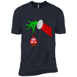 GRINCH HAND HOLDING CHRISTMAS ORNAMENT - DON'T BE A GRINCH PINGPONG