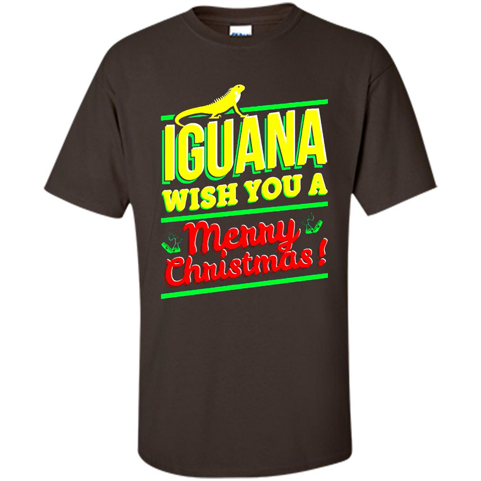 Iguana Wish You A Merry Christmas Animal - Shirt
