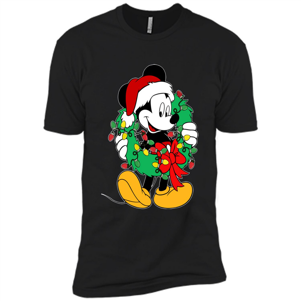 Mickey Mouse Merry Christmas Disney Sweatshirt - Premium Short Sleeve T-Shirt
