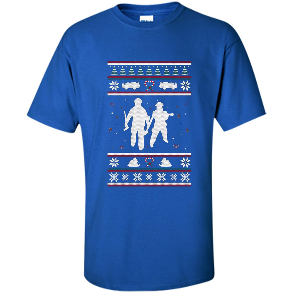 Christmas Ugly Sweater Firefighter Ugly Christmas Sweater - Shirt