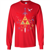 Song of Christmas Time the Legend of Zelda Ugly Sweater Perfect Christmas - Long Sleeve T-Shirt