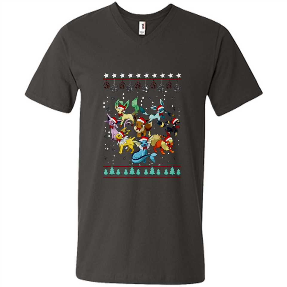Pokemon Eeveelutions Ugly Christmas Sweater Perfect Christmas PINGPONG