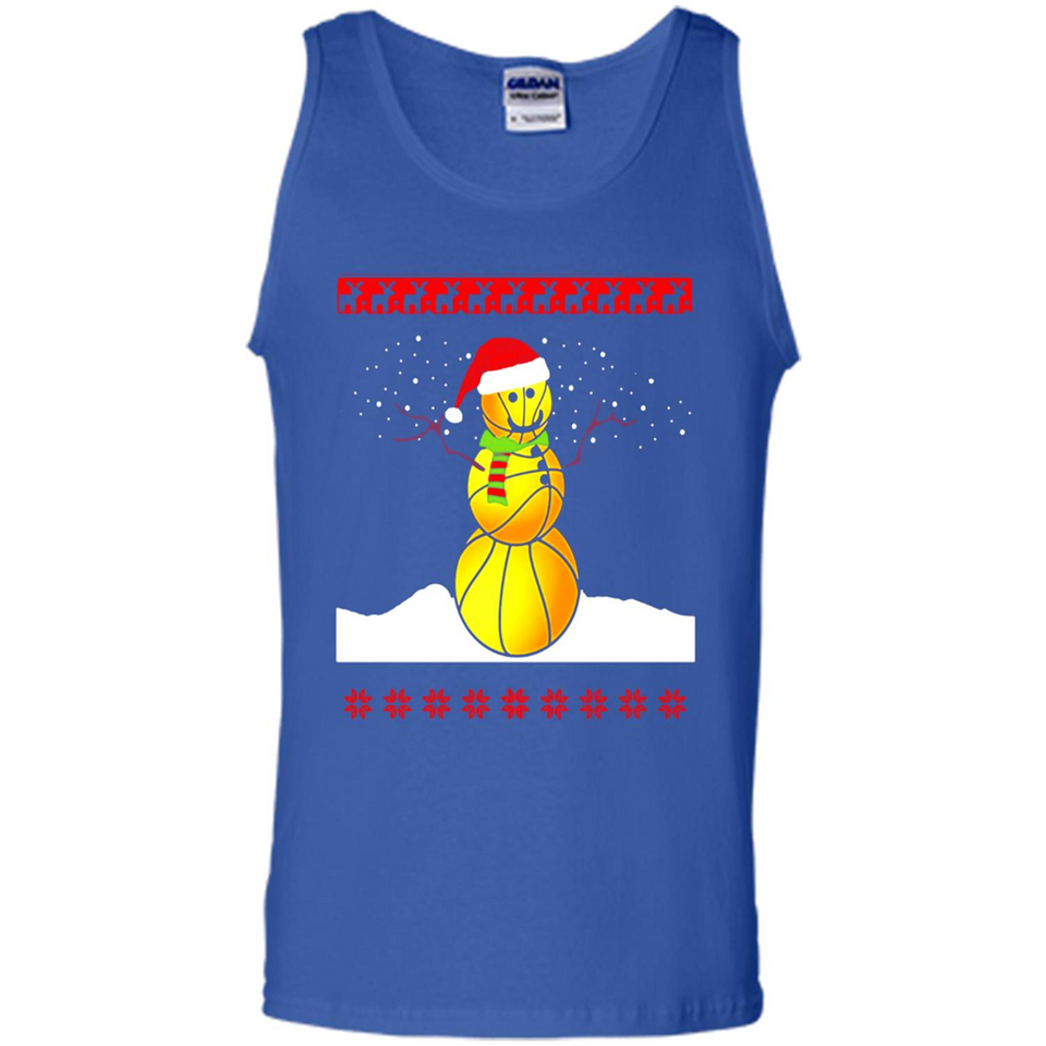 Basketball Santa Funny Christmas - Tank Top