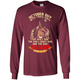 October Guy With Three Sides Quiet Fun Crazy - Long Sleeve T-Shirt