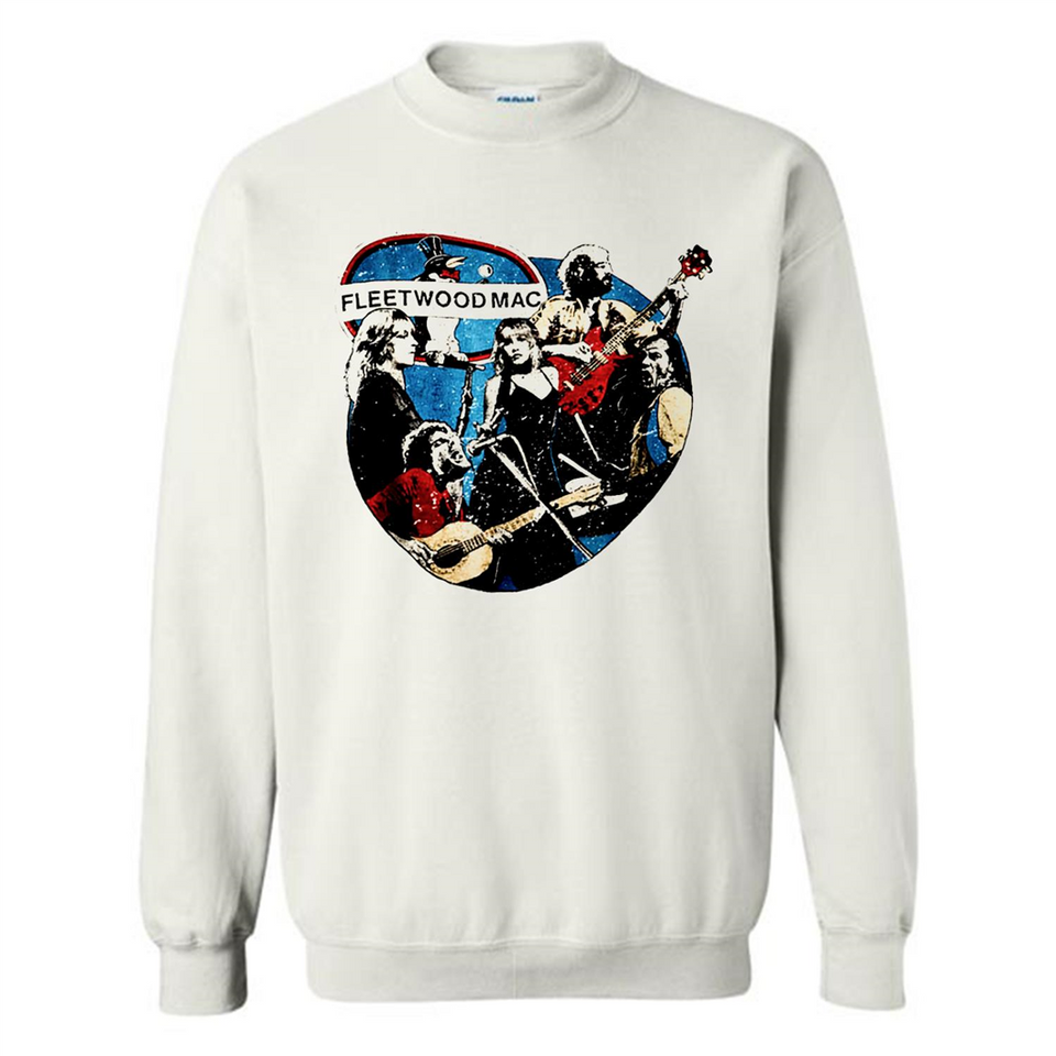 Dancing Funny Guitar Vintage Metal Rock Band Shirt PINGPONG - Sweatshirt