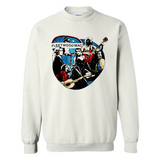 Dancing Funny Guitar Vintage Metal Rock Band Shirt PINGPONG - Sweatshirt