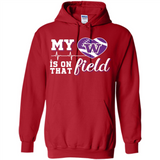 Washington Huskies Football My Heart is on that Field - Hoodie