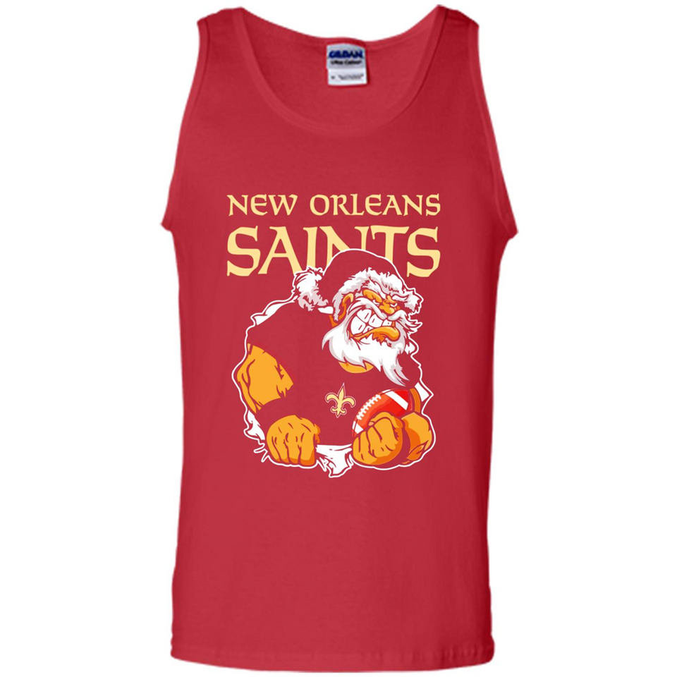 Grumpy Santa Claus New Orleans Saints Football Team PINGPONG