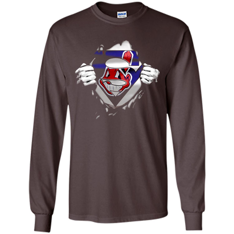 Cleveland Indians And Superman Fans - Long Sleeve T-Shirt