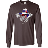 Cleveland Indians And Superman Fans - Long Sleeve T-Shirt