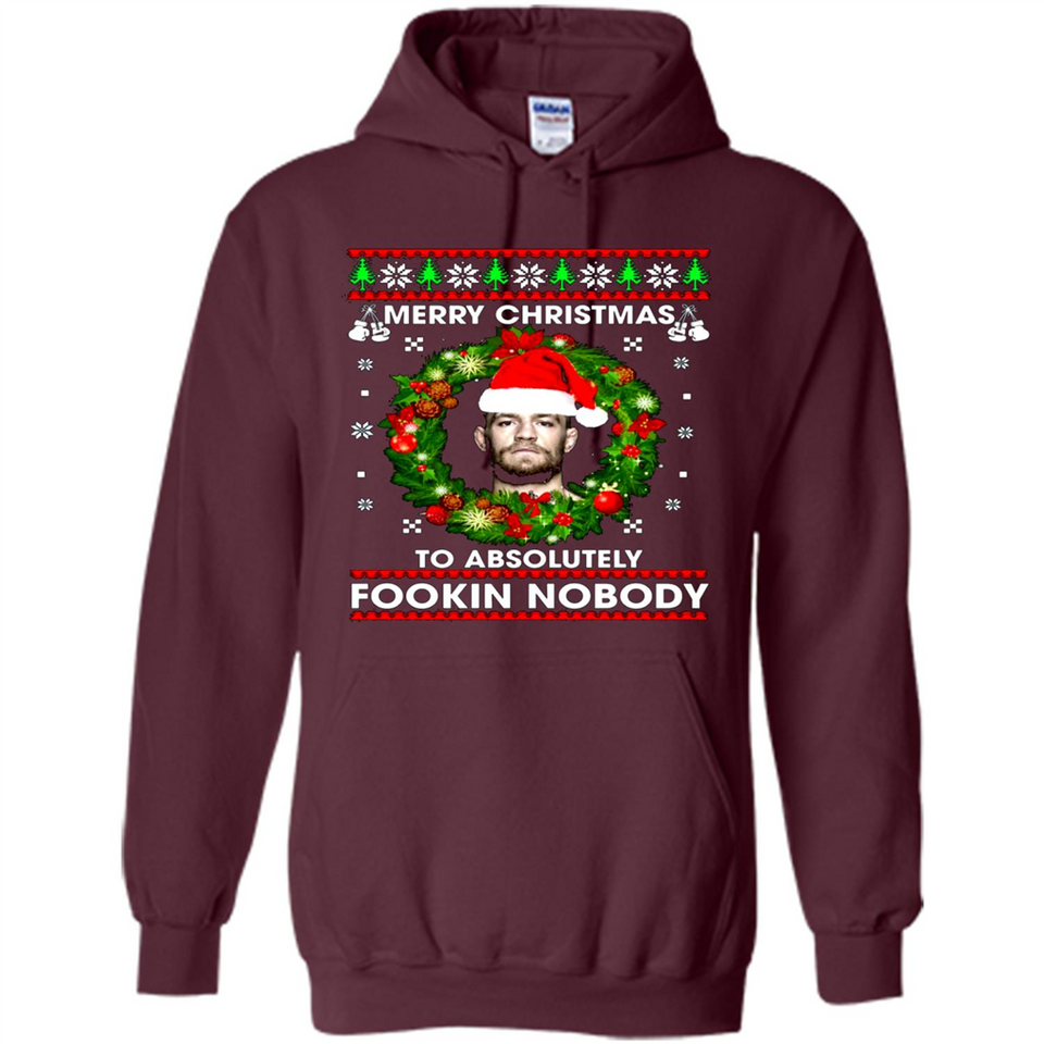 Merry Fookin Christmas Conor Mcgregor sweater PINGPONG