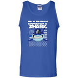 Police Daddy Shark Blue Line Tee